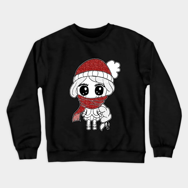 winter cutie Crewneck Sweatshirt by loulousworld